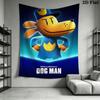 Dog Man Part Dog Part Man All Hero Tapestry Wallmounted Background Cloth Home Decor Soft Christmas Gift