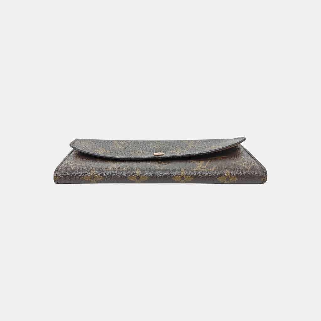 [Pre-Owned] Louis Vuitton Emilie Wallet 'Brown Monogram Canvas' - Very Good #HOK4OV
