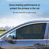 2PCS Car Side Window Sun Shades Stickers Sun Protection Window Sunscreen Cover Black PVC Sunshade With Small Holes 42x38cm
