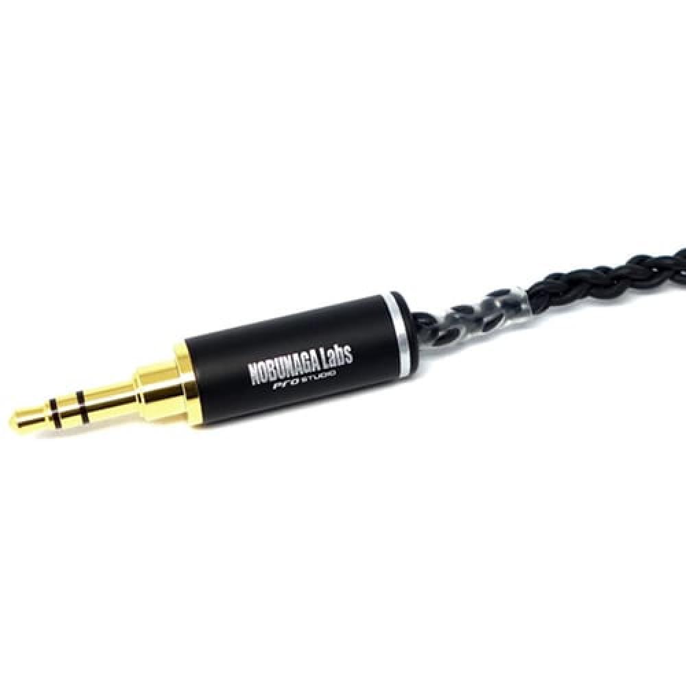 Nobunaga Labs Garo Garou Headphone Recable 3.5 Mm 3 Pole Stereo Mini 3.5 Mm 2 Pole Mono Mini X 2 Nla Gru