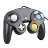Kabelgebundener Gamecontroller Plug and Play Einzelpunkt-Vibrations-Gamepad Joystick für GC für Wii Schwarz