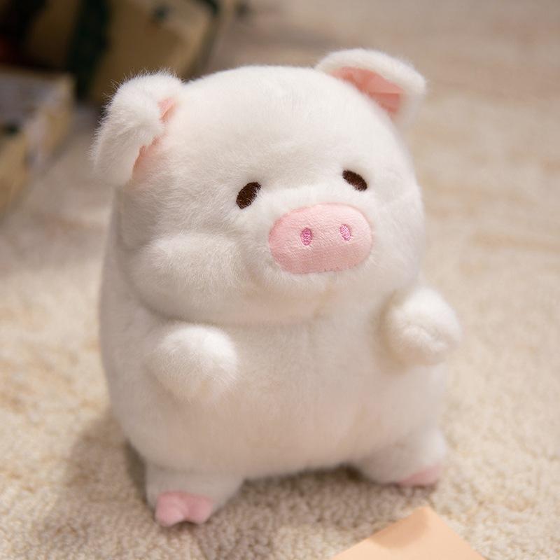 

Glowing Pig Pig Doll Plush Toy Pig Pig Doll Children s Soothing Ragdoll Girl Birthday Gift 20*15cm（0.18kg） белый