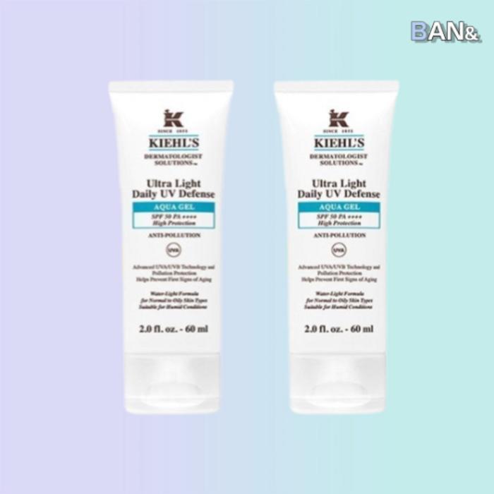 [Kiehl s] Kiehl s Sunscreen Ultra Light Daily UV Defense Aqua Gel 60ml x 2 (17503198)