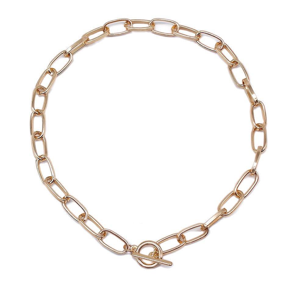 

2026 New Fashion Luxury Black Crystal Glass Bead Chain Choker Necklace For Women Flower Lariat Lock Collar Necklace Gifts