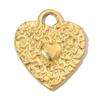 3pcs Sturdy Stainless Steel Heart Charm Necklace Set Decoration for Craft Enthusiasts and Fashion Designers Wear