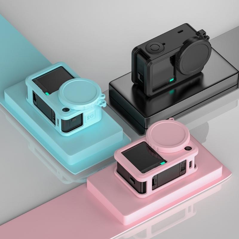 Perfect Silicone Cover For ACTION 6 Sports Cameras Easy Toolless Installation Button Accessibility Convenience