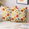 1 Pieces Autumn Leaf Patterned Decorative Throw Pillow Covers Polyester Pillowcase Sofa Decorative Cushion Cov Headboard Pillow