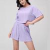 Summer Hot-Selling Comfortable White Short-Sleeve Shorts Pajama Set