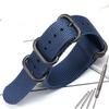 Nylon Strap 18mm 20mm 22mm 24mm Five-Ring Premium Weave Men Women Watch Band Bracelet Heavy Duty Stainless Steel Buckle