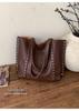 High-End Versatile Rivet Large Capacity Shoulder & Tote Bag