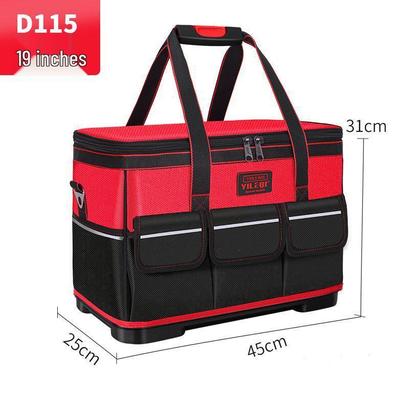 Large Capacity Multifunctional Electrician & Woodworking Tool Bag