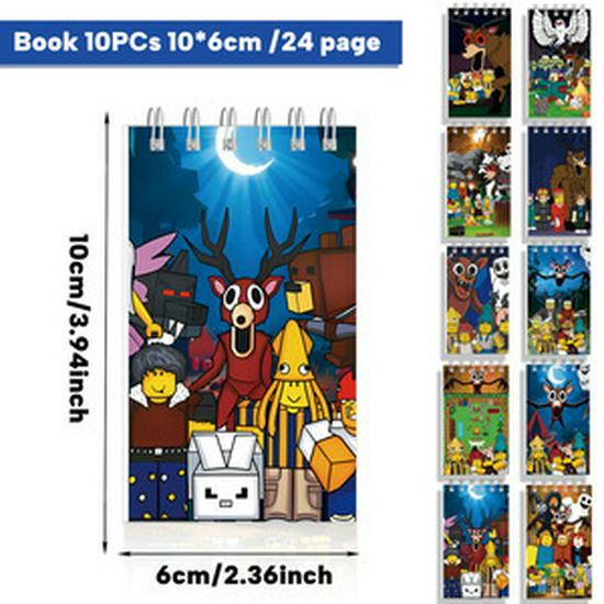 Stitch-Themed Children's Party Journal with Sticky Notes - Perfect Birthday Gift