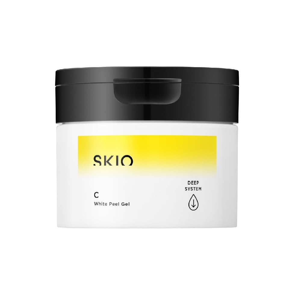 Rohto Pharmaceutical SKIO VC White Peel for Dark Spots and Vitamin and Sensitive [Official] Gel, Pores, C, Moisturizing, Dry, Skin.