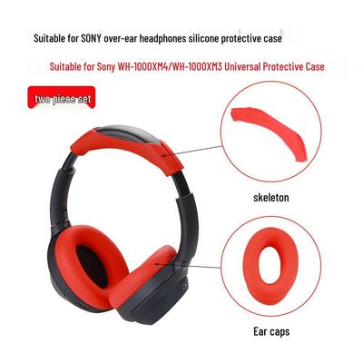 Étui de protection en silicone pour les oreillettes, l'arceau et les coussinets d'oreille SONY WH-1000XM4
