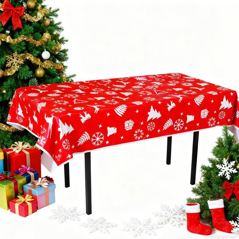 Tovaglia di Natale Impermeabile per Feste e Riunioni