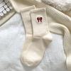 Women Socks Autumn Winter Cotton Knitted School Girls Middle Tube Socks Women Casual Striped Hip Hop Skateboard Sports Socks Sox
