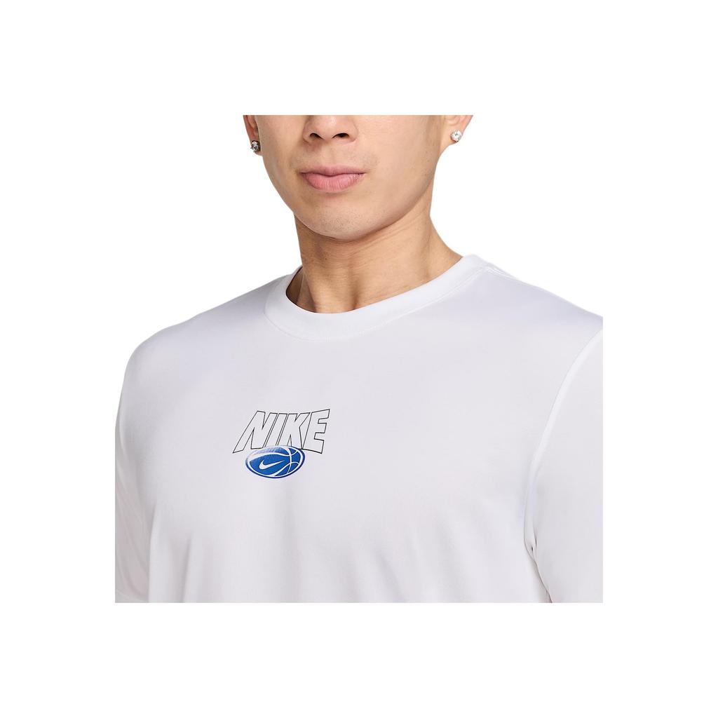 Nike Dri-Fit Short Sleeve Breathable Fashion T-Shirt Men tops White HF6212-100