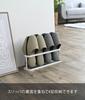 Yamazaki Plate Slipper Rack Wide Black