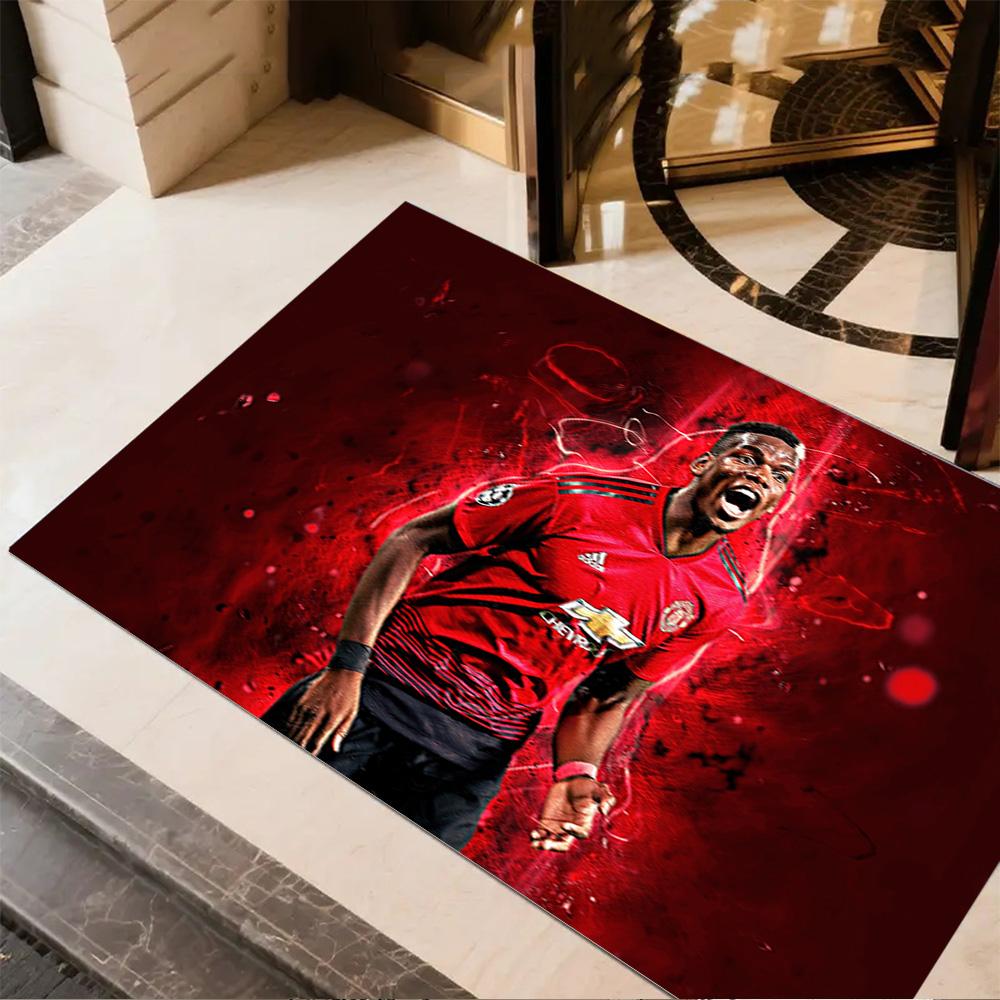 Pogba's Jersey Floor Rug Office Rug Suitable for Playrooms Balcony Dormitory Dining Room Antislip Carpet Decorate Offices