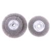 1PC 100/125/150mm Steel Wire Brush 0.15mmWire Wheel Brush Round For Bench Grinder Deburring Tool Cleaning Rust Polishing Adaptor