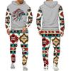 Ethnic Style 3D Print Hoodies Pants Sets Men's Fashion Sweatshirts Hoodie Sweatpants Two Piece Suits Tracksuit Man Clothing