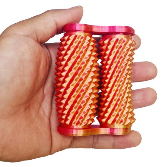 3D Printed Spiky Roller Fidget Toy Anxiety Stress Relief Kids Teens Adults Handheld Bumpy Rolling Massage Stick
