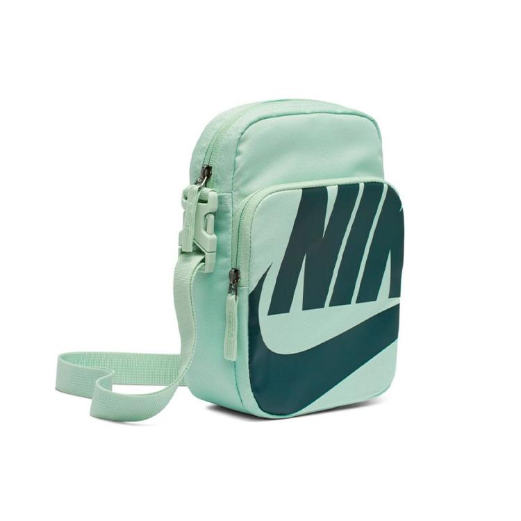 New Nike Heritage Polyester Shoulder Bag, Crossbody Bag Regular Unisex Green BA6344-321