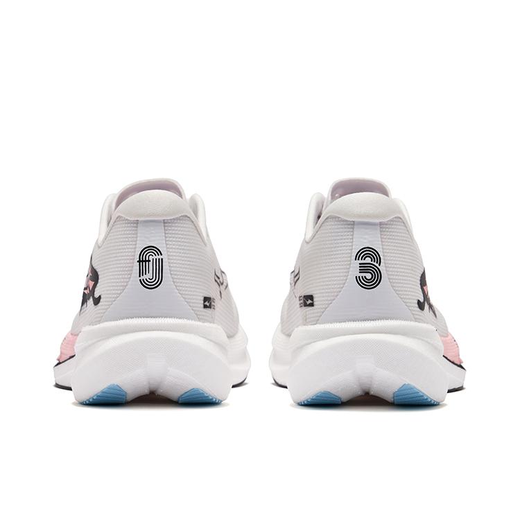 Erke Extreme Wind 3.0 Simple Shock Absorption Rebound Low-Top Training Long-Distance Running Shoes Women Sneaker White Black 52125203512-001
