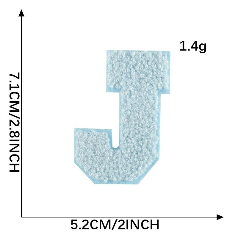 Diy Patch Sticker Letter Towel Embroidery Cloth Sticker Multi-Color Cloth Label Clothing Accessories Badge Embroidery Sticker