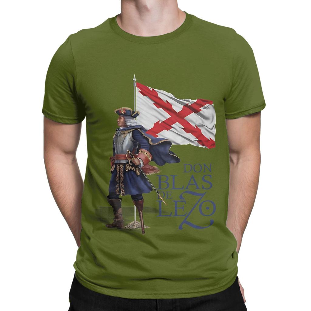 Admiral Blas De Lezo Tshirt Summer Cotton Tshirts For Unisex Harajuku Custom Logo Tshirt Shortsleeve Y2k Casual Tops