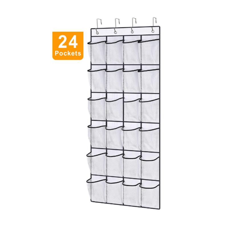 24 Grid Shoe Storage Hanging Bag Shoe Cabinet On The Door Hanging Storage Hanging Bag Hanging Bag Behind The Door 2360₽