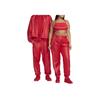 Nike X Jacquemus Casual Comfortable Dry Breathable Knitted Sports Pants Unisex Bottoms University-Red White FV5702-642