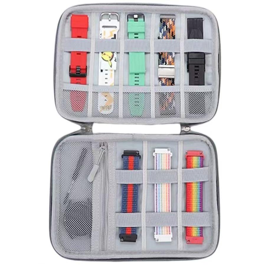 

Жесткий чехол для хранения и переноски ремешков для часов, держатель и органайзер для ремешков смарт-часов, сумка-органайзер для ремешков для часов для Apple Watch