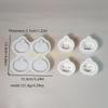 KX4B Silicone Halloween Pumpkin Mold Silicone Texture Perfect for Decorations Crafting and Holiday Party Supplies