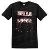 Simple Plan Pop Punk Membri della Band Ritratto Grafico Maglietta Concerto Musica Fan Tee