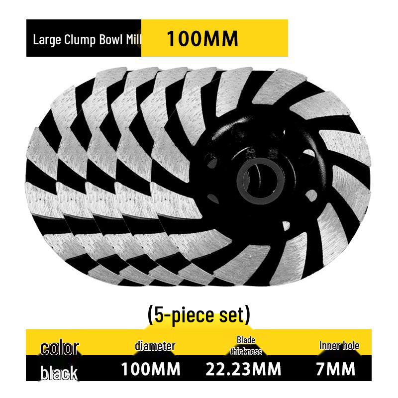 Diamond Grinding Disc for Angle Grinders - Marble, Stone, Concrete, and Cement Edging and Sanding Wheel