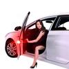 Car Door Light, Wireless Led Warning Lamp, Red Strobe Flash, Anti-Collision Signal, Safety Alarm, Universal Parking Light, 2Pcs