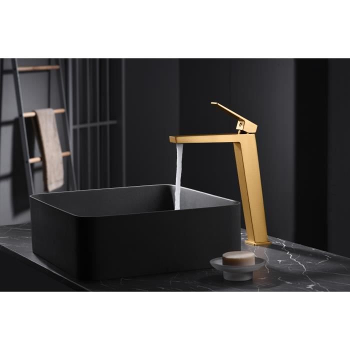 Servantkran - IMEX - ART - Gull - Børstet finish - Ettgreps