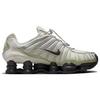 Nike  Shox TL Light Bone Olive Aura Women Sneakers Cream Metallic-Silver Off-Noir FV0939-002