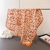 70Cm Square Spring Summer Women Scarf Silk Leopard Print Satin Beach Scarves Shawl Headband Hijab Bandana Wrap Bufanda