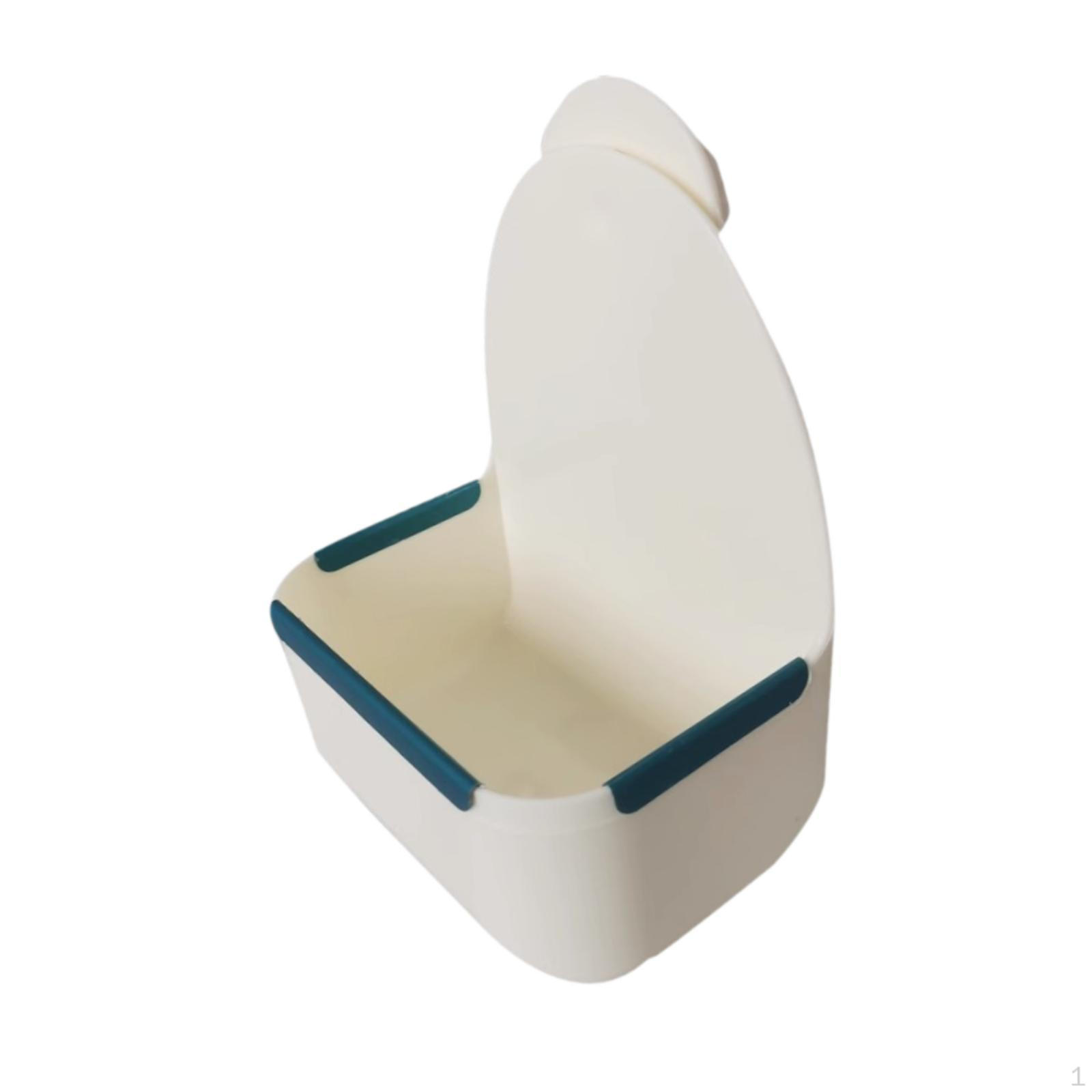 

Hay Feeder Feeding Bowl Bin Professional Food Basket Grass Frame Rack for Ferrets Chinchilla білий