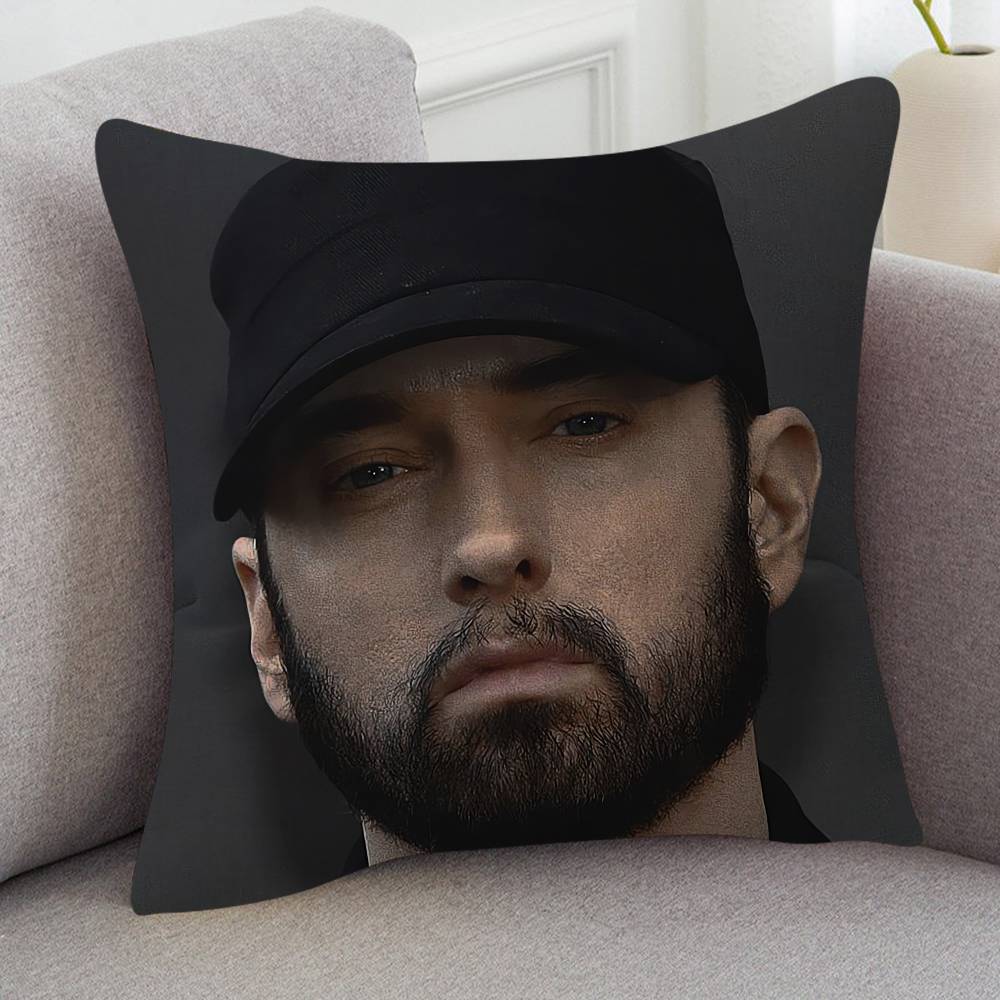 Singer Eminem Cute Cartoon L Game Cushion Cover Pillowcase Upholstery Sofa Throw Pillow Home Decor Pillowcas