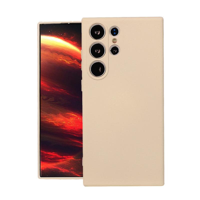 Samsung A17S24Ultra liquid silicone mobile phone case Samsung S23 lens all-inclusive soft case anti-drop protective case