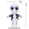 34style Cartoon Game Flower World Keychain Plush Toy Soft Stuffed Character Doll Backpack Pendant Halloween Gift for Fan