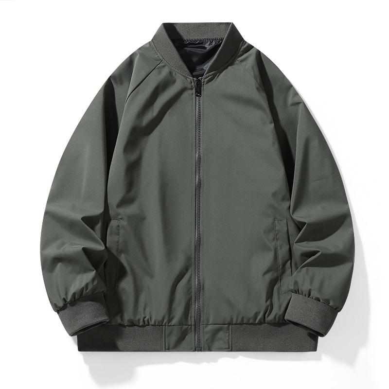 Men's Baseball Uniforms In Spring and Autumn Versatile Trendy Jacket Casual Stand Collar