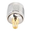 2 Stück N Stecker auf SMA Buchse Vernickelter Kupfer Koaxialkabelverbinder Adapter 50 Ohm für Antenne