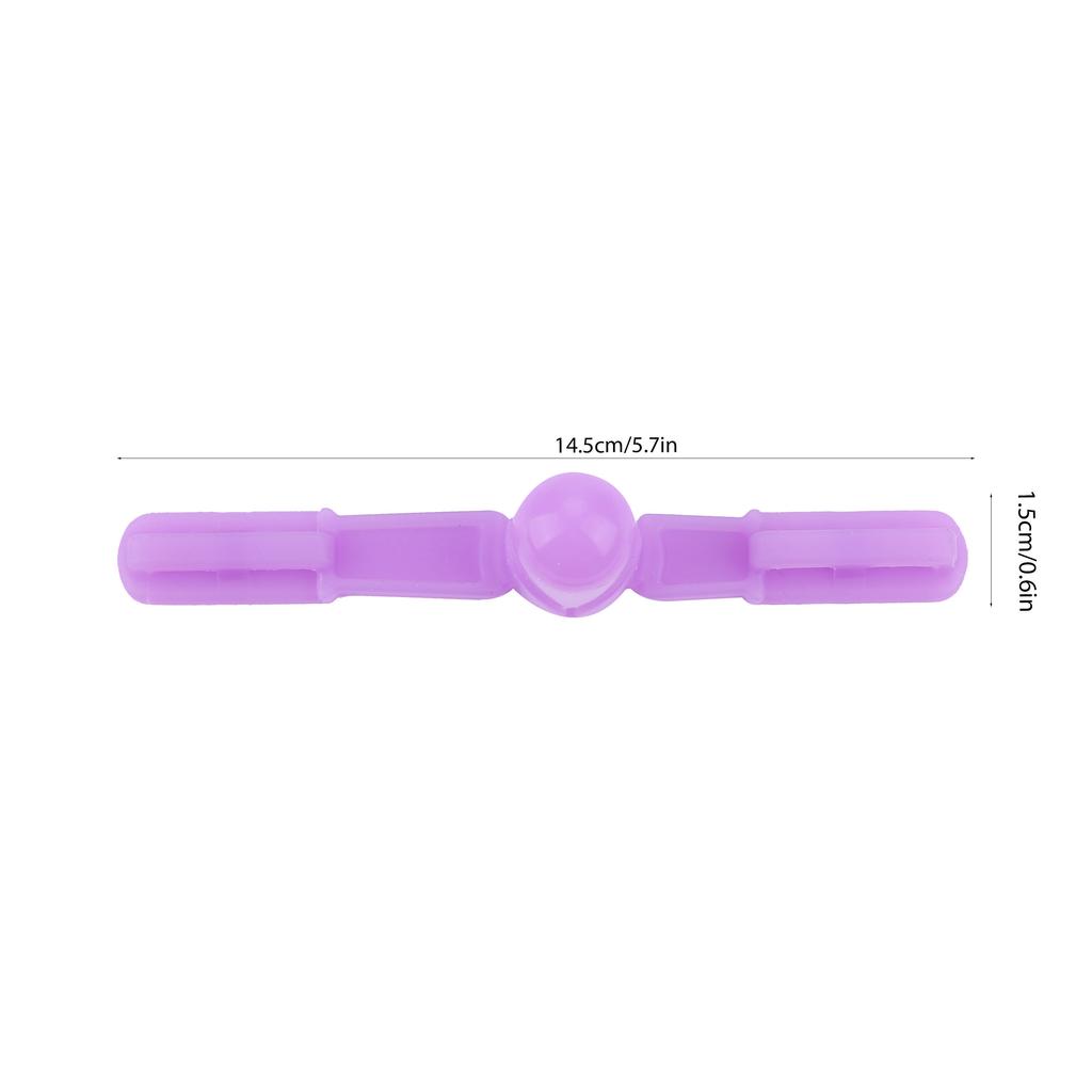 Daumenlutschen Finger oder Silikon Beißring für Babys Säuglinge (Gelb)