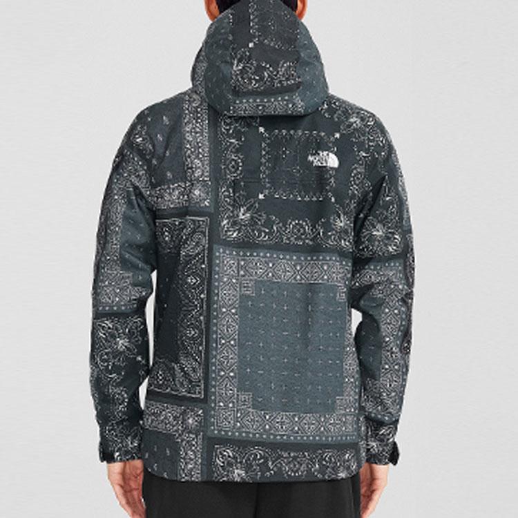 The North Face Waterproof And Breathable Windbreaker Jacket Men's Black NF0A7QPN-LJ7