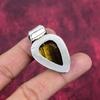 Tiger's Eye 925 Solid Sterling Silver Pendant, Handmade Gemstone Pendant, Gift For Mom Antique Jewelry