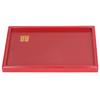 Wood Serving Tray Decorative Serving Platter Snack Fruit Plate for Living Room Coffee Table Kitchen CounterTop Red